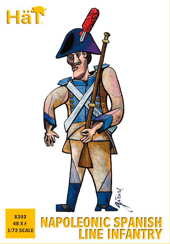 HAET 8302  1/72 Infanterie de ligne espagnole 