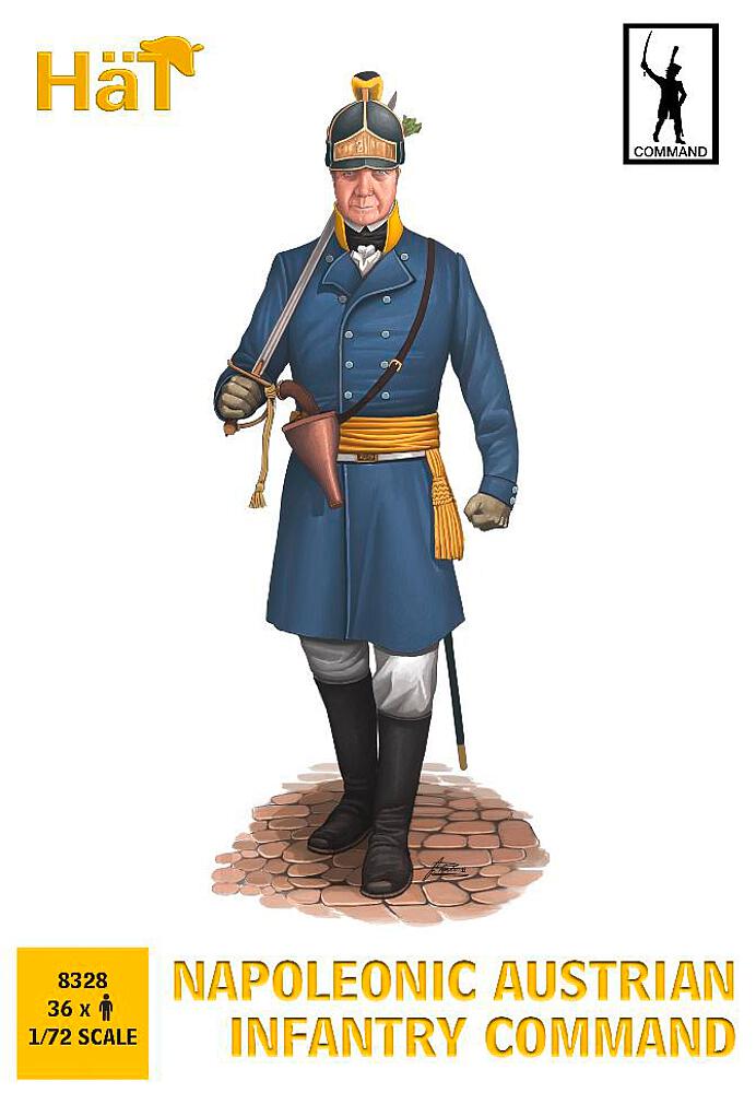 HAET 8328  1/72 Infanterie autrichienne, commandement 