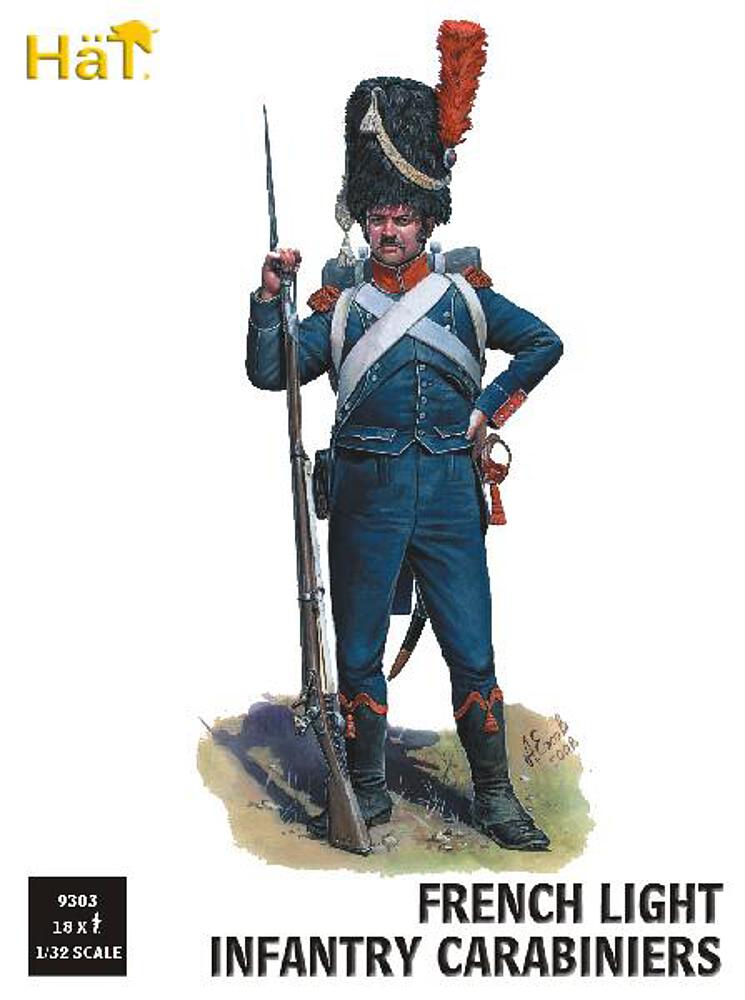 HAET 9303  1/32 Infanterie légère française, carabiniers 