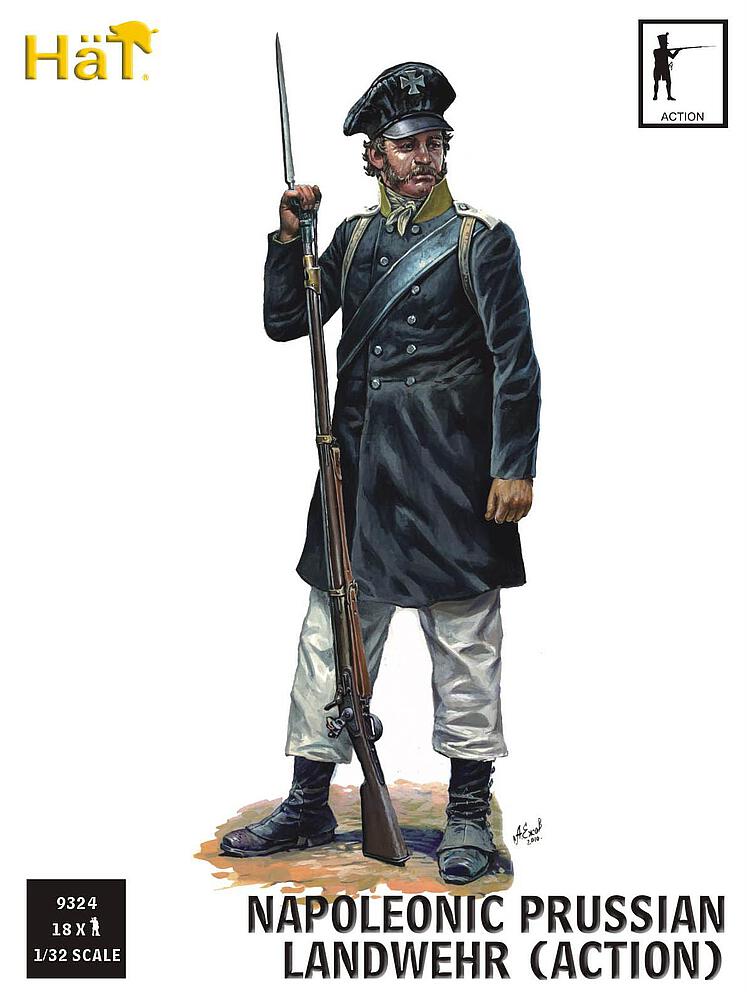 HAET 9324  1/32 Landwehr prussienne, en action 