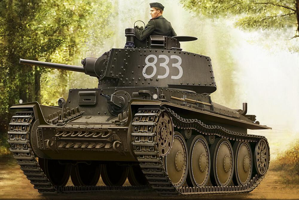 HOBBY BOSS 80136     1/35 Panzer allemand Kpfw. 38(t) Ausf. E/F 