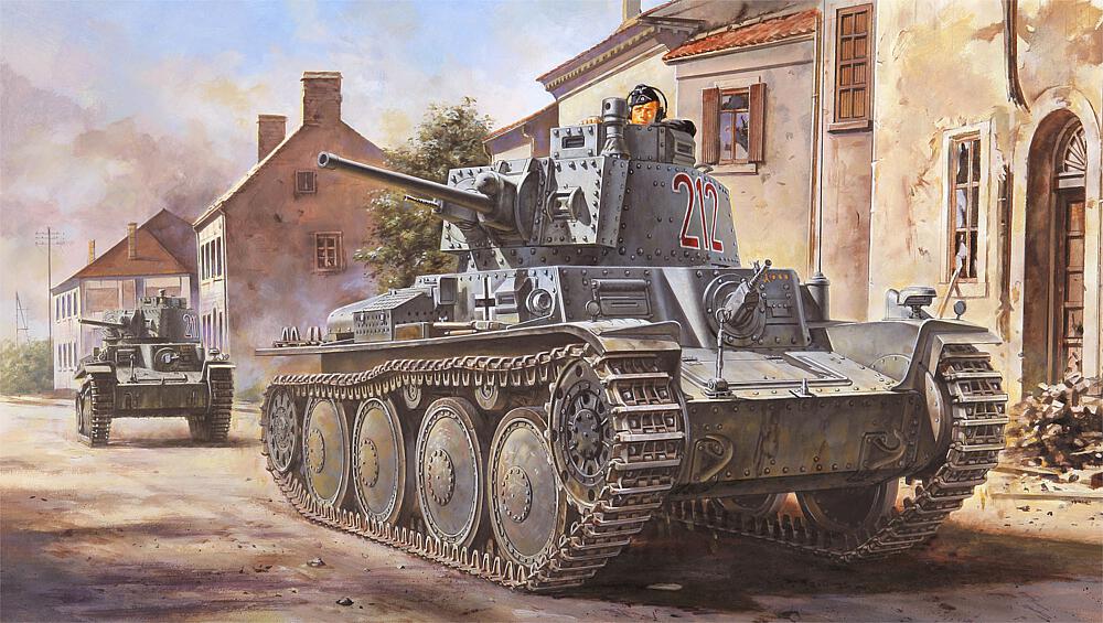 HOBBY BOSS 80138     1/35 P.Kpfw. / Pz.BfWg 38(t) allemand version B 