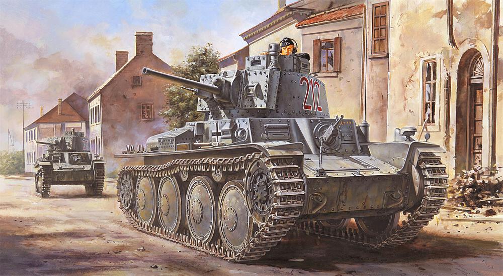 HOBBY BOSS 80141  1/35 Véhicule de combat blindé Kpfw 38(t), version B 