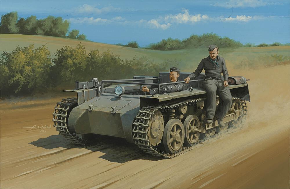 HOBBY BOSS 80144  1/35 Véhicule de combat blindé Kpfw 1 version A, sans carrosserie 