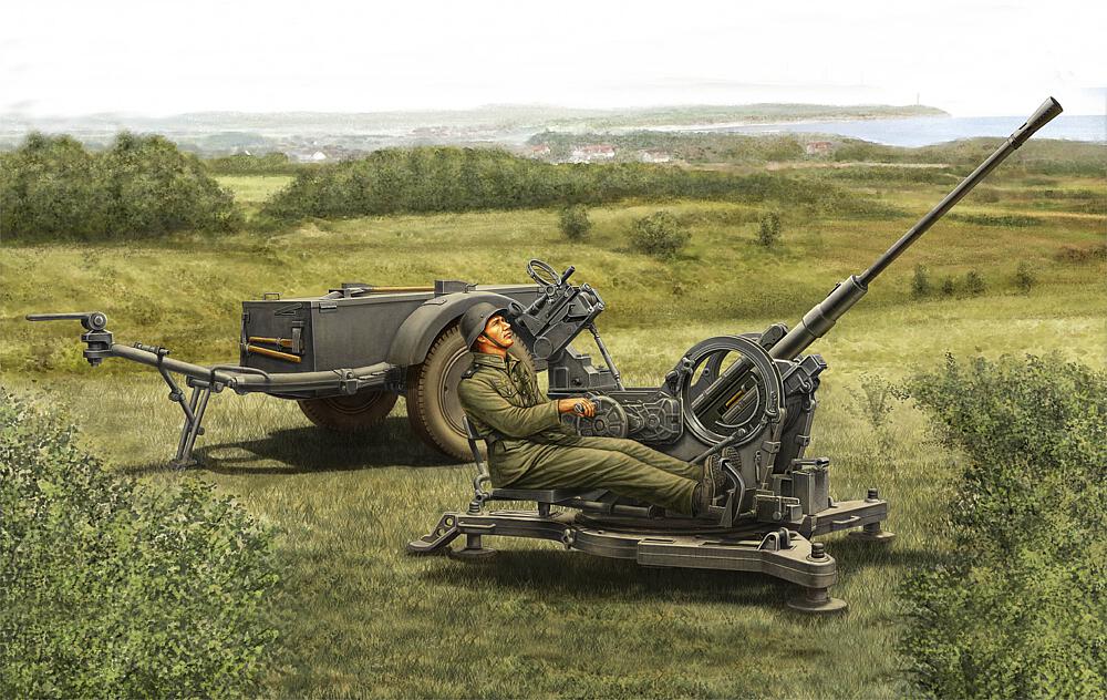 HOBBY BOSS 80148  1/35 2 cm Flak 38 sur Sd.AH 51 