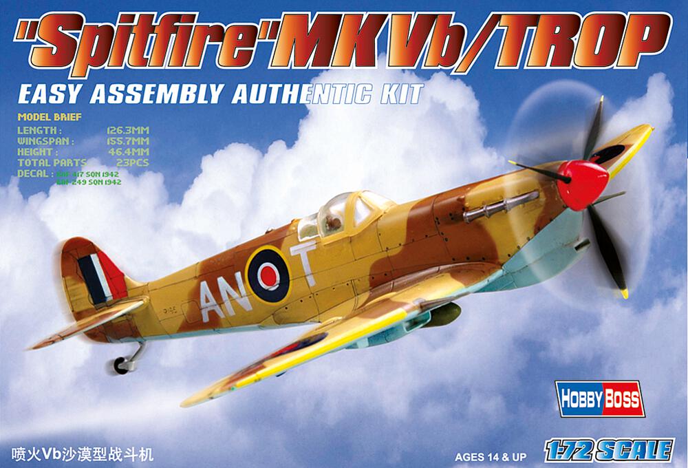 HOBBY BOSS 80213  1/72 Spitfire MK Vb TROP 