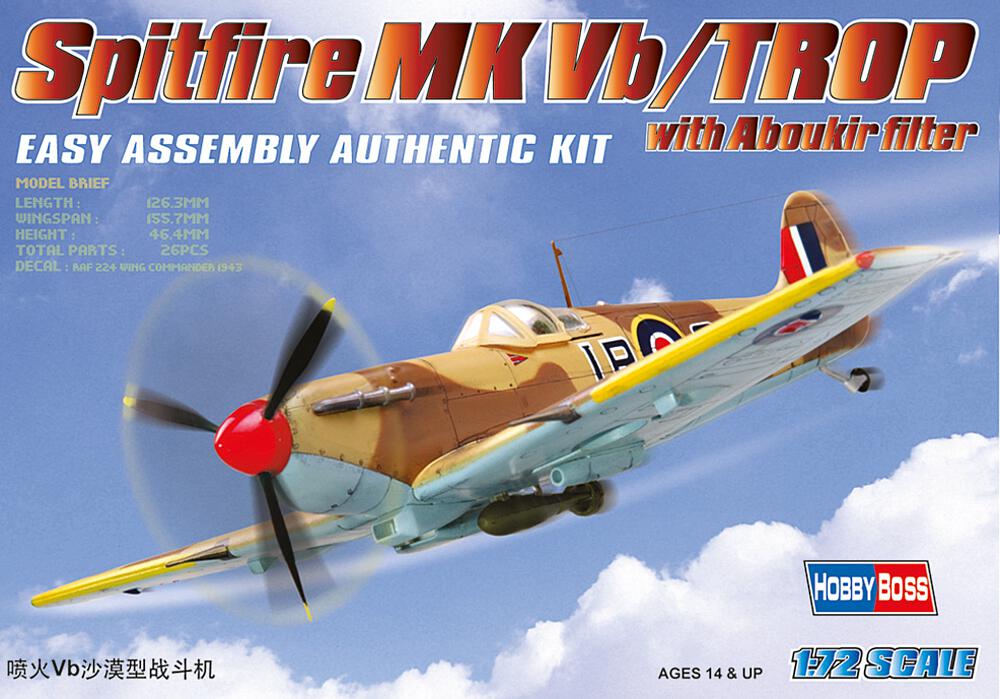 HOBBY BOSS 80214  1/72 Spitfire MK Vb TROP 