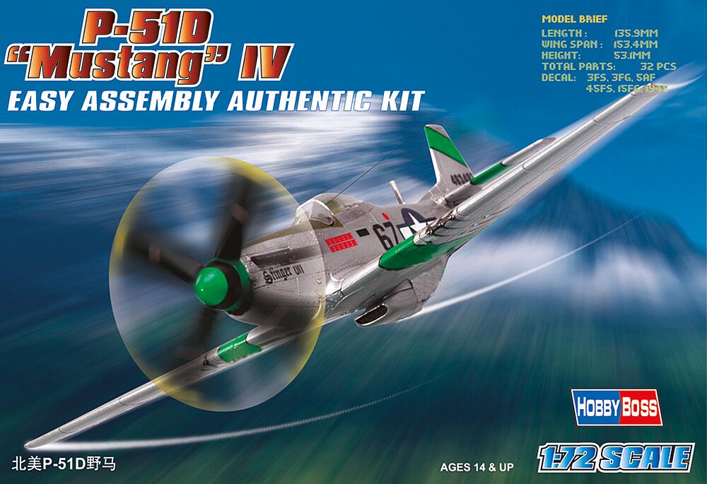 HOBBY BOSS 80230  1/72 P-51D Mustang 