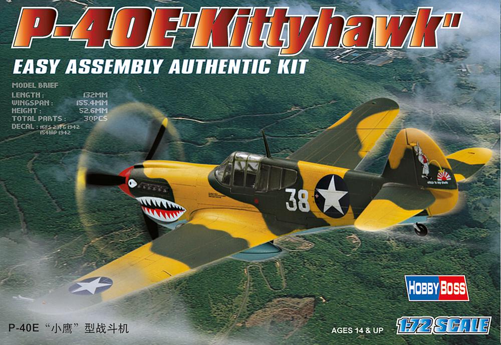 HOBBY BOSS 80250  1/72 P-40E Kittyhawk 