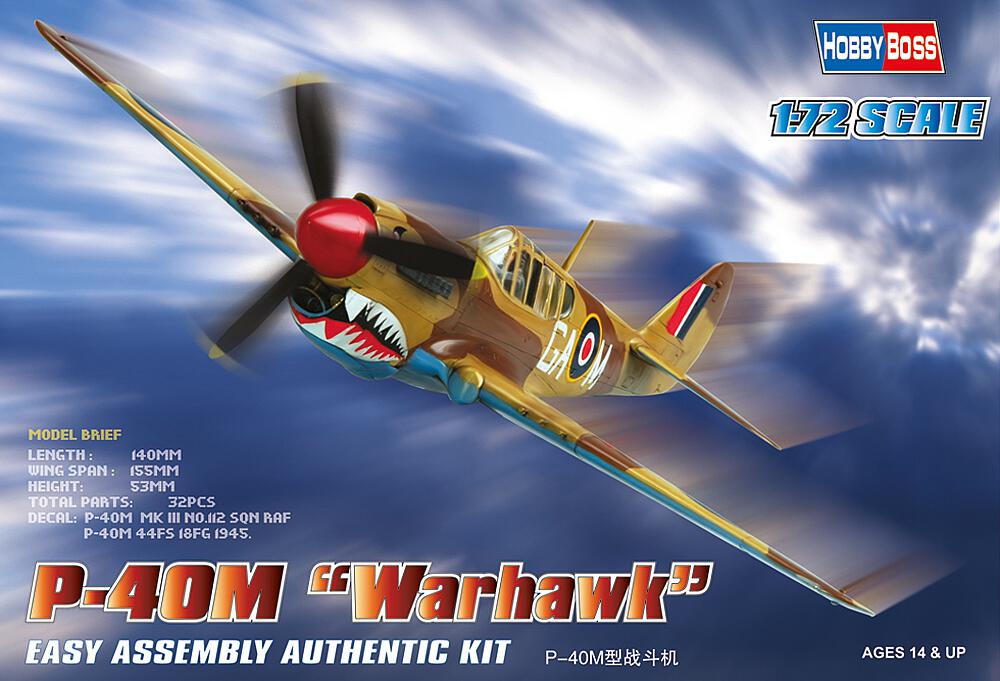 HOBBY BOSS 80251  1/72 P-40M Kittyhawk 