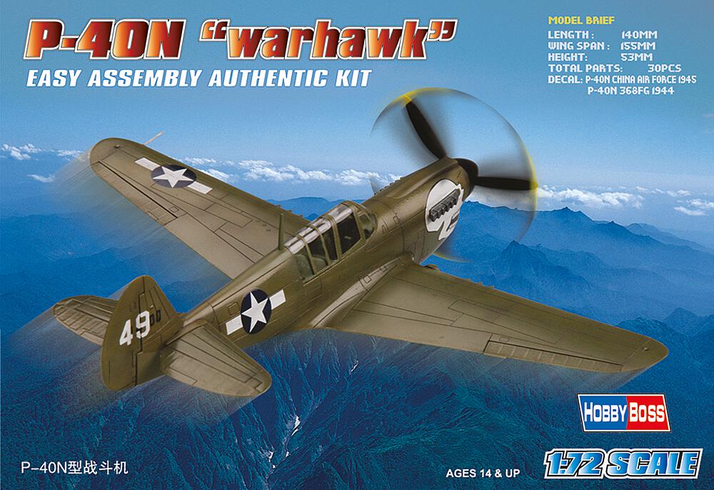 HOBBY BOSS 80252  1/72 P-40N Kittyhawk 