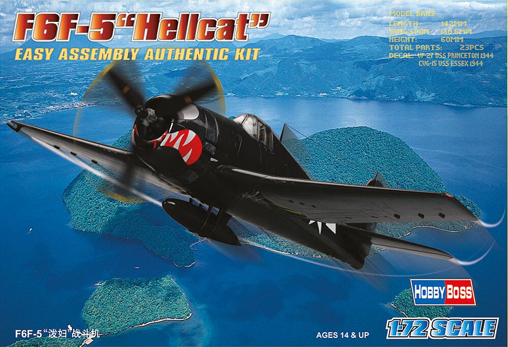 HOBBY BOSS 80260  1/72 F6F-5 Hellcat 