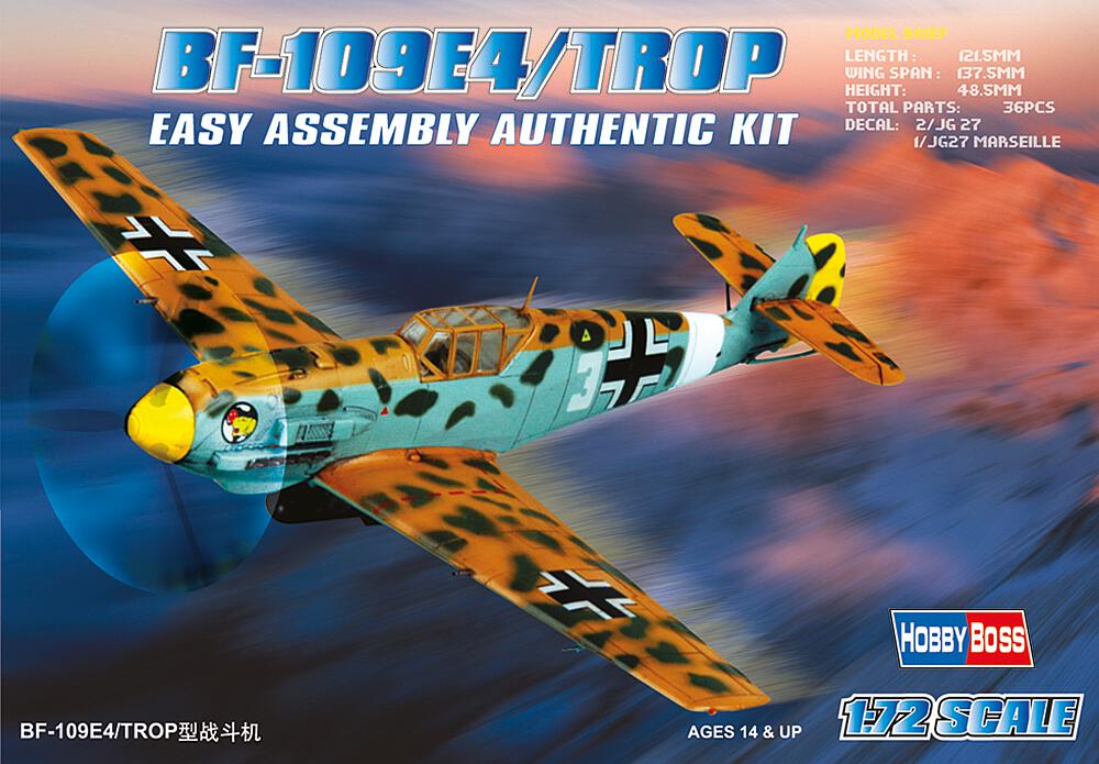 HOBBY BOSS 80261  1/72 Me Bf 109 E4 TROP 