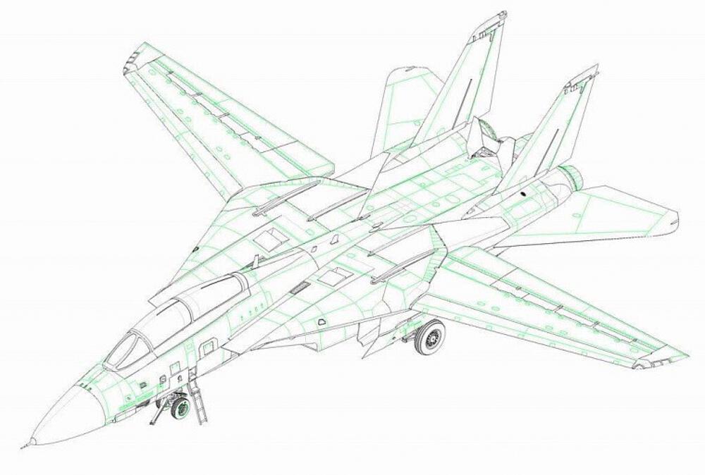 HOBBY BOSS 80279  1/72 F14A Tomcat 