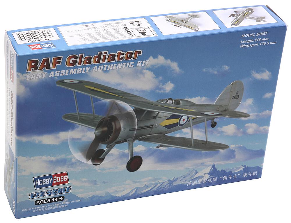 HOBBY BOSS 80289  1/72 RAF Gladiator 