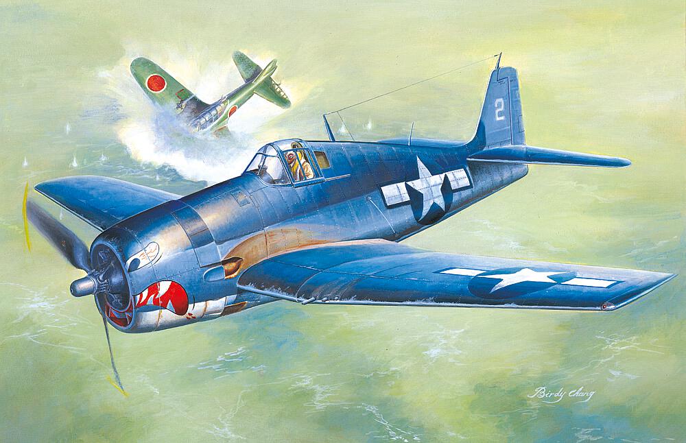 HOBBY BOSS 80338  1/48 F6F-3 Hellcat, version précoce 