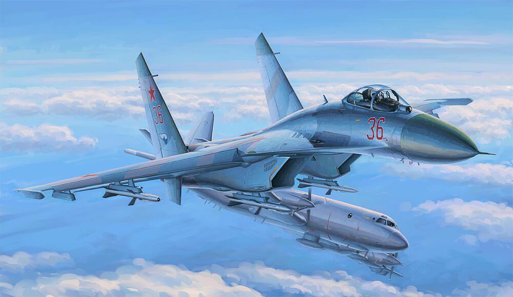 HOBBY BOSS 81712  1/48 SU 27 Flanker, Früh 