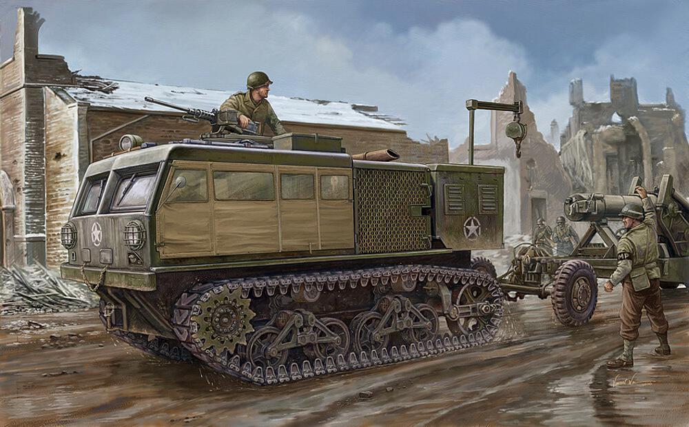 HOBBY BOSS 82408  1/35 M4 High Speed Tractor(155mm/8-in./240 mm) 