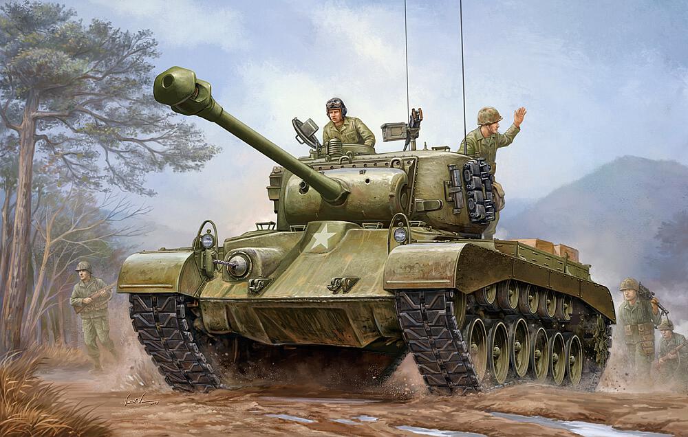 HOBBY BOSS 82424  1/35 M26 Réservoir lourd Pershing 