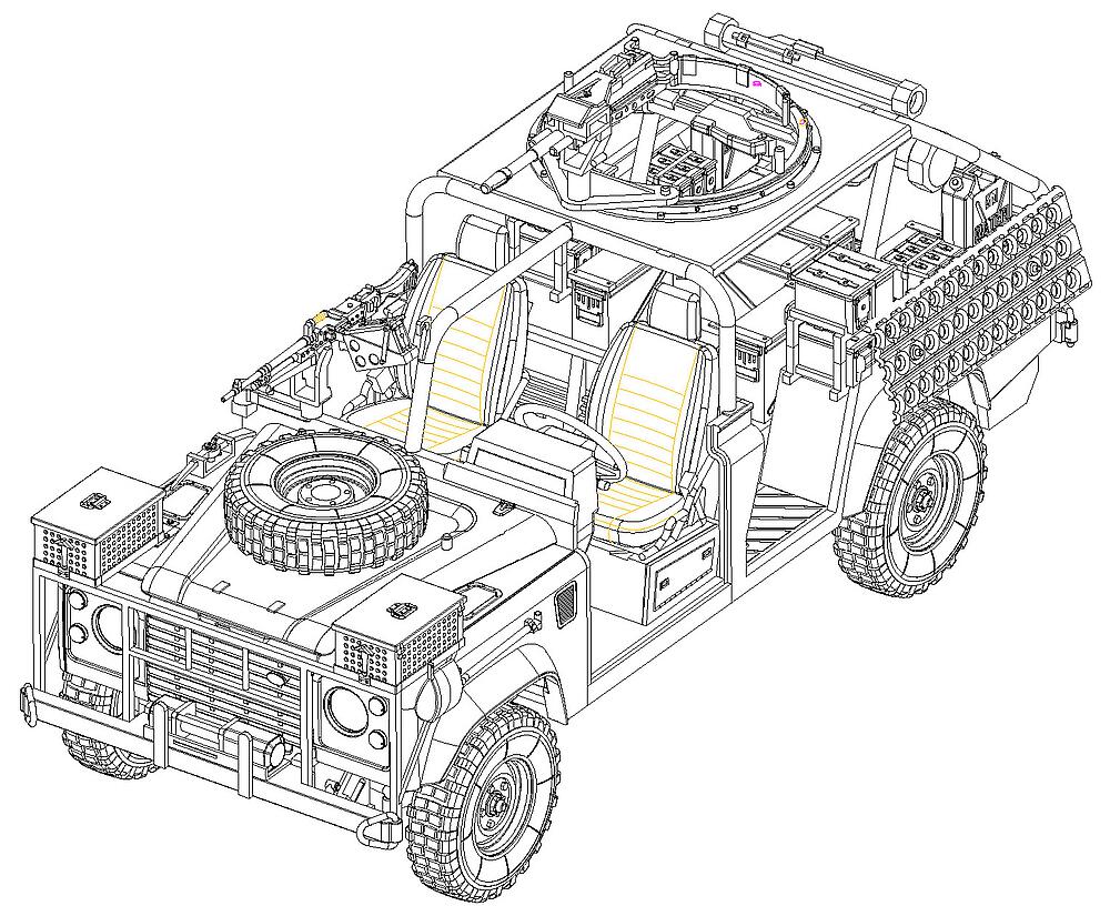 HOBBY BOSS 82449  1/35 RSOV w/MK 19 Grenade Launcher 