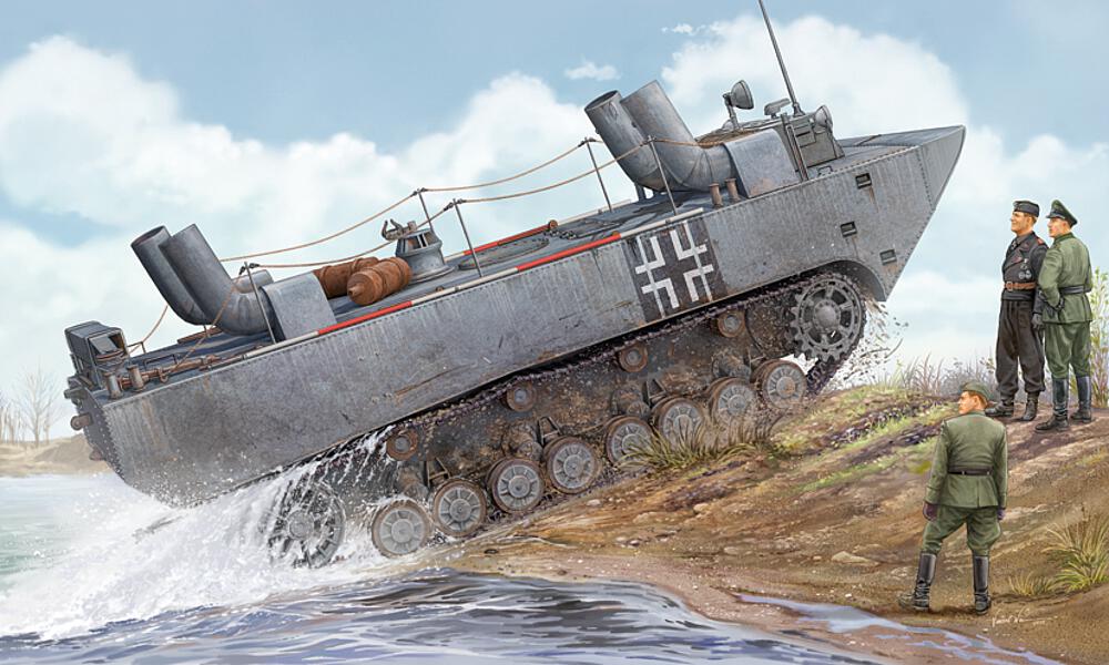 HOBBY BOSS 82462  1/35 Tracteur terre-eau II-Upgraded 