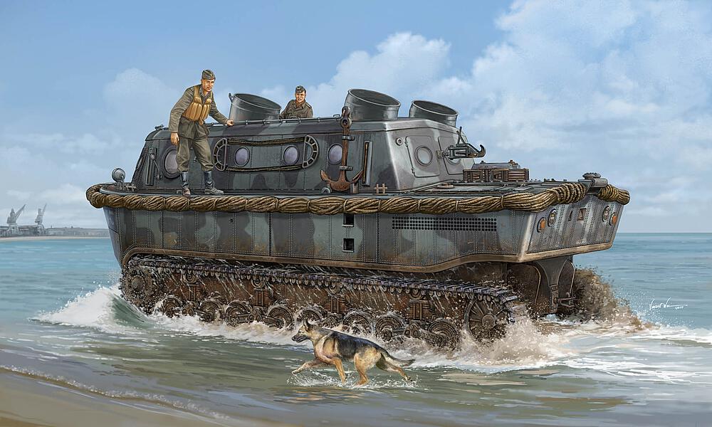 HOBBY BOSS 82465  1/35 Tracteur terre-eau, première version 