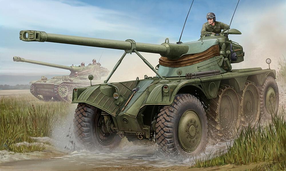 HOBBY BOSS 82489  1/35 EBR-10 Char de reconnaissance à roues 