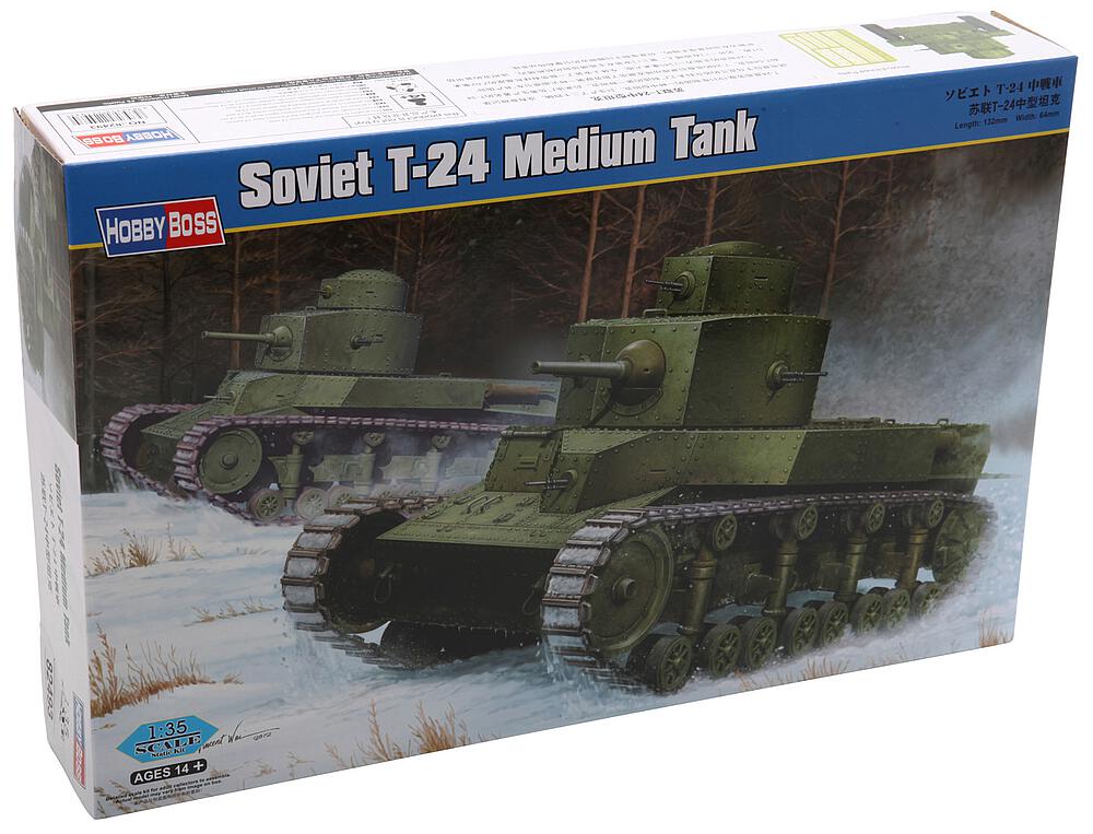 HOBBY BOSS 82493  1/35 T-24 Réservoir moyen 