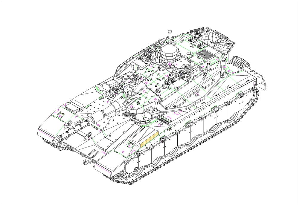 HOBBY BOSS 82917  1/72 Tsahal Merkava Mk.IIID LIC 