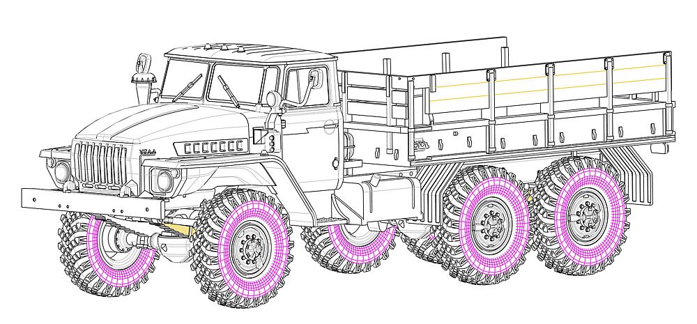 HOBBY BOSS 82930  1/72 Ural 4320 