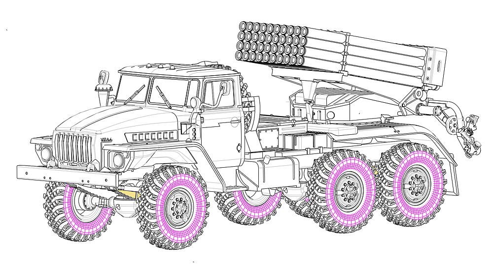 HOBBY BOSS 82931  1/72 Lance-roquettes BM-21 Grad 