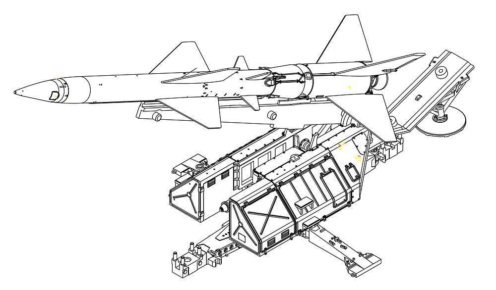 HOBBY BOSS 82933  1/72 SAM-2 avec rampe de lancement 