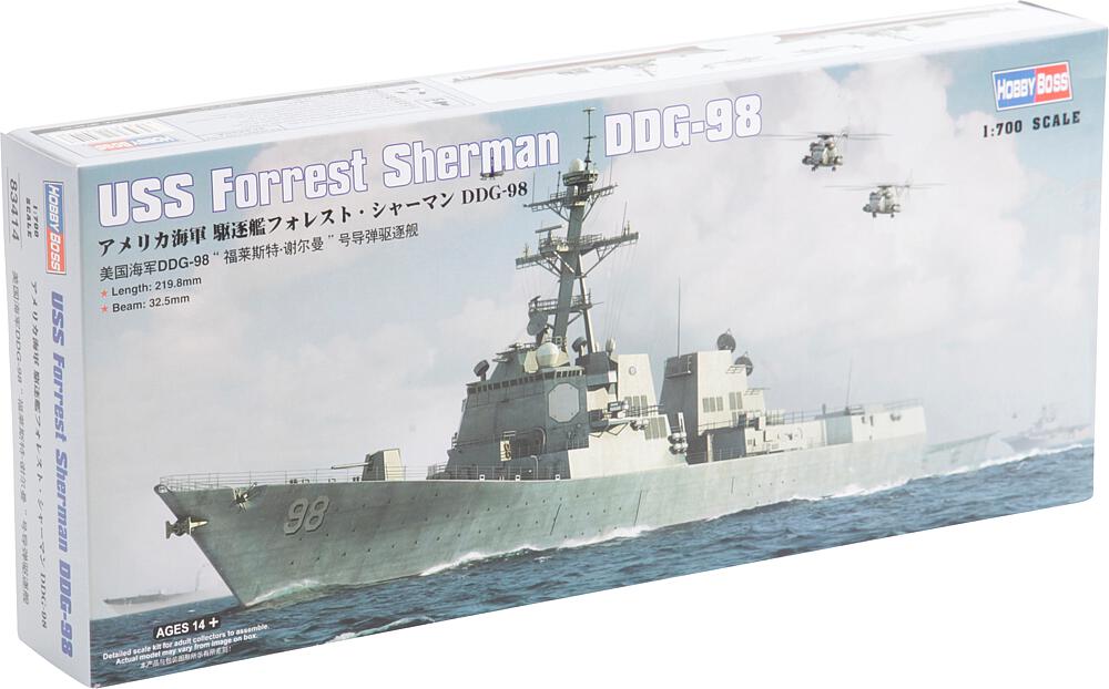 HOBBY BOSS 83414  1/700 DDG-98 USS Forrest Sherman 
