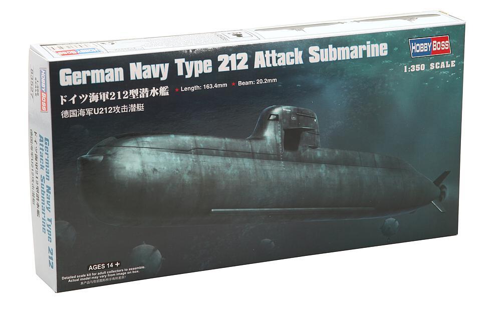 HOBBY BOSS 83527  1/350 Sous-marin d'attaque FGS Type 212 