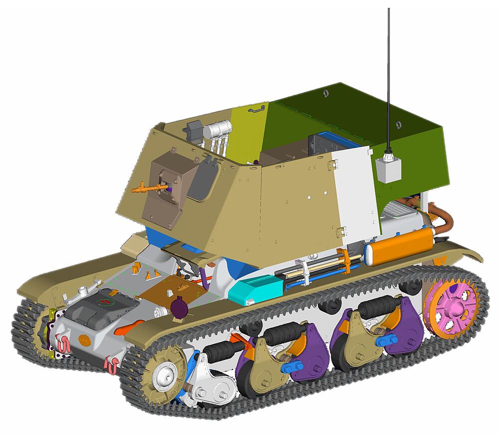 HOBBY BOSS 83809  1/35 Véhicule de commandement sur Fgst.Pz.Kpfw. 35 R 731 (f) 