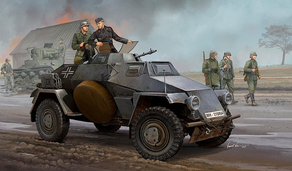 HOBBY BOSS 83812  1/35 Sd.Kfz. 221, véhicule de reconnaissance blindé 