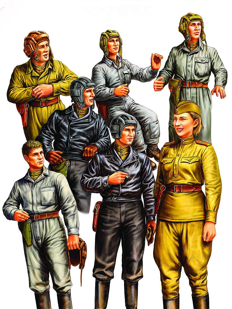 HOBBY BOSS 84411  1/35 Equipage de chars soviétiques 