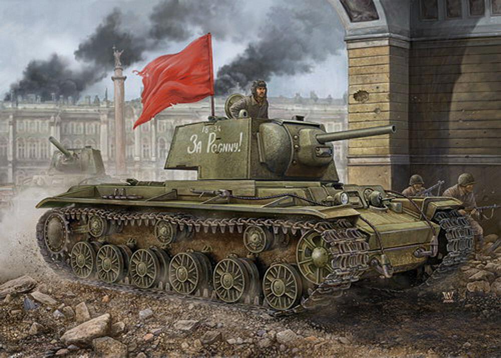 HOBBY BOSS 84812  1/48 KV-1 1942, tour simplifiée 