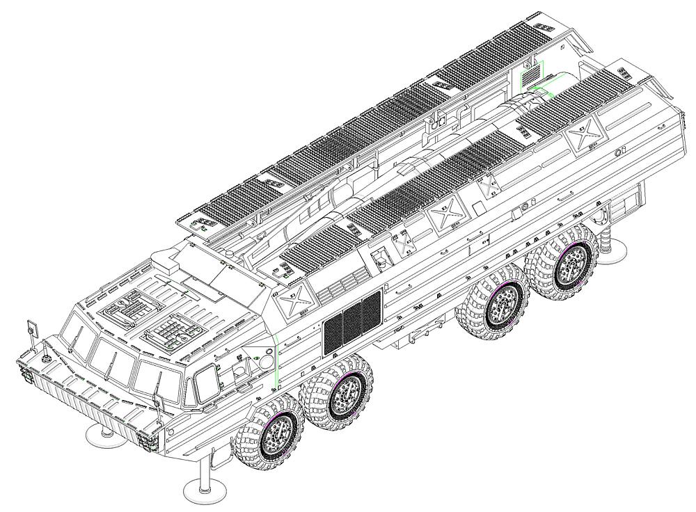 HOBBY BOSS 85505  1/35 SS-23 Lance-roquettes 