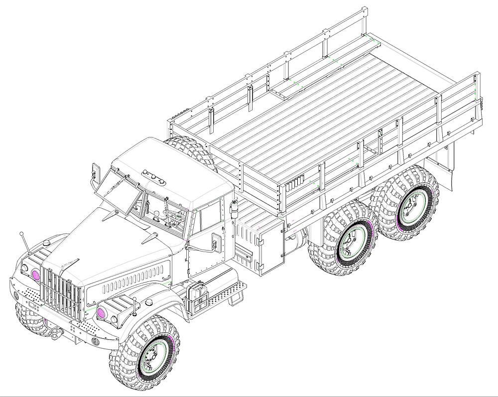 HOBBY BOSS 85506  1/35 KrAZ-255B 