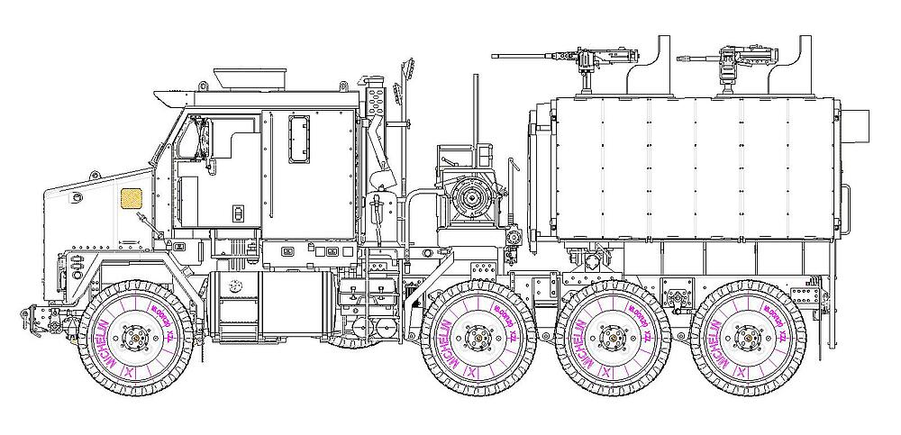 HOBBY BOSS 85525  1/35 M1070 Gun Truck 