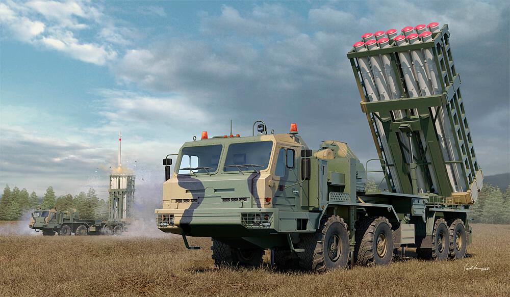 HOBBY BOSS 85529  1/35 9M96 sur 50P6E Tel S350E Vityaz 