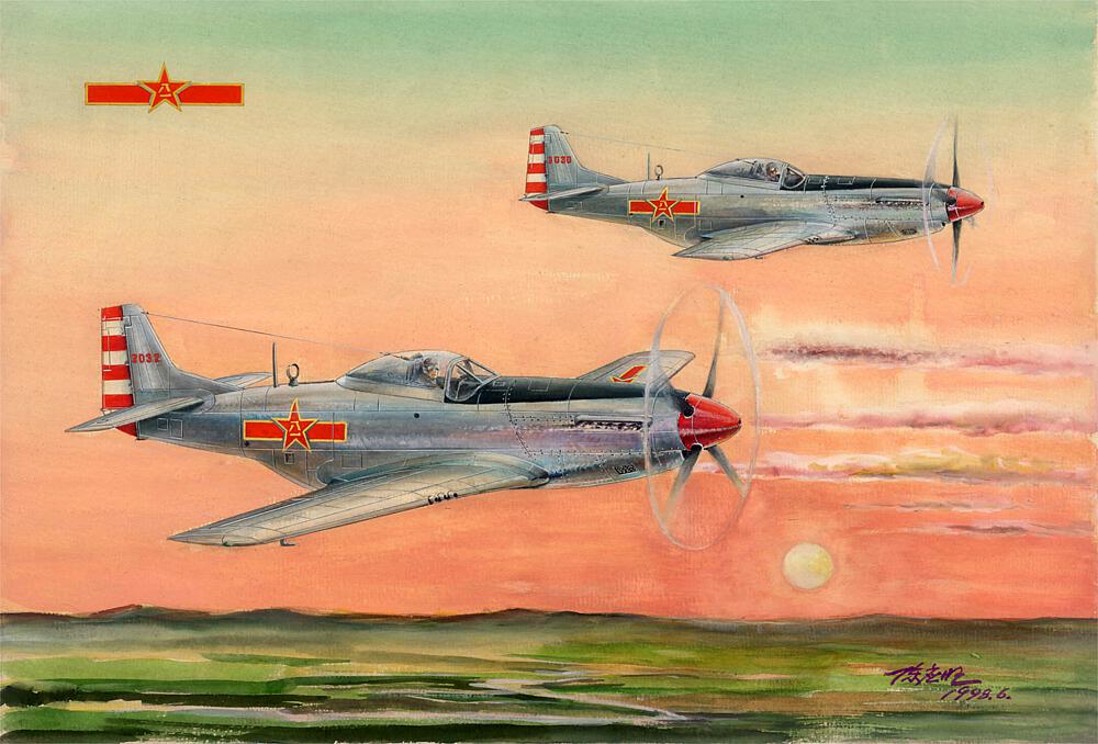 HOBBY BOSS 85807  1/48 D51D Mustang, PLAAF 