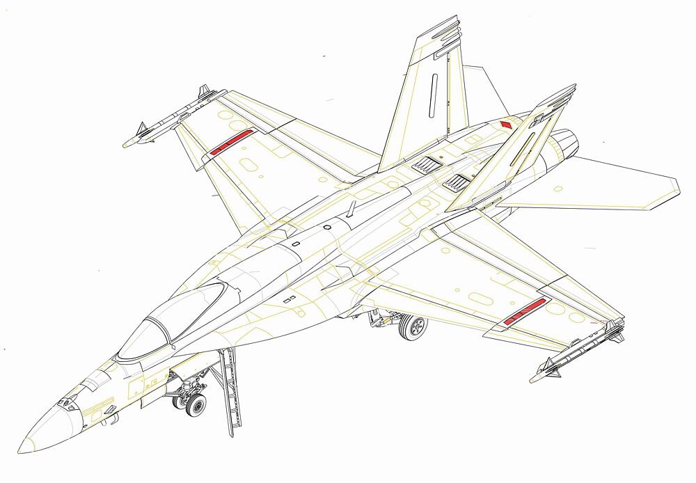 HOBBY BOSS 85812  1/48 FA18E Super Hornet 