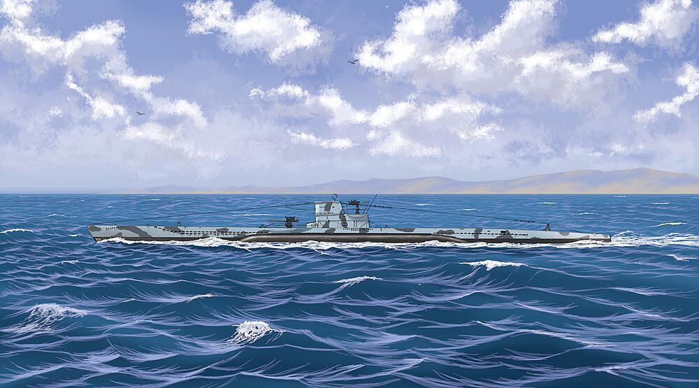 HOBBY BOSS 87008  1/700 DKM Sous-marin Type VII B 