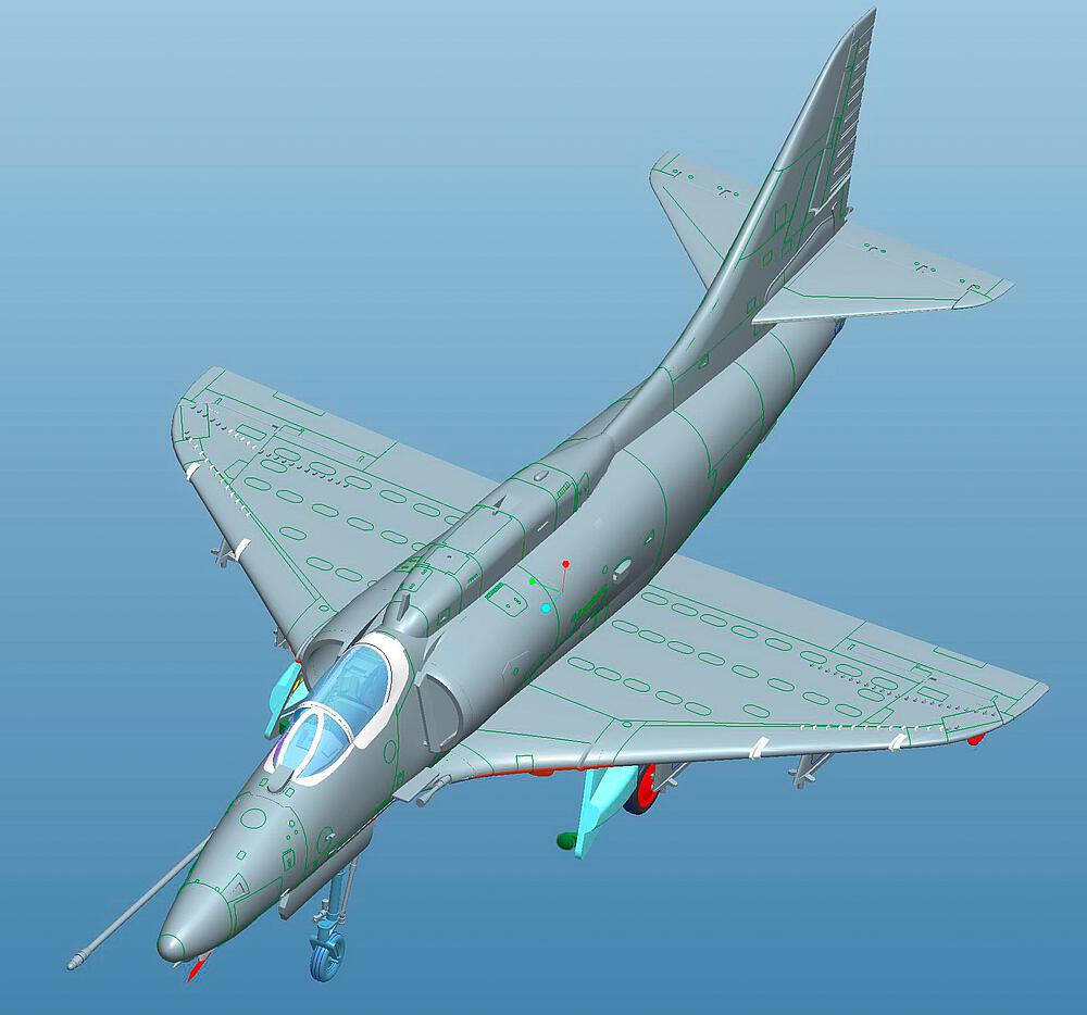 HOBBY BOSS 87255  1/72 A-F Sky Hawk 