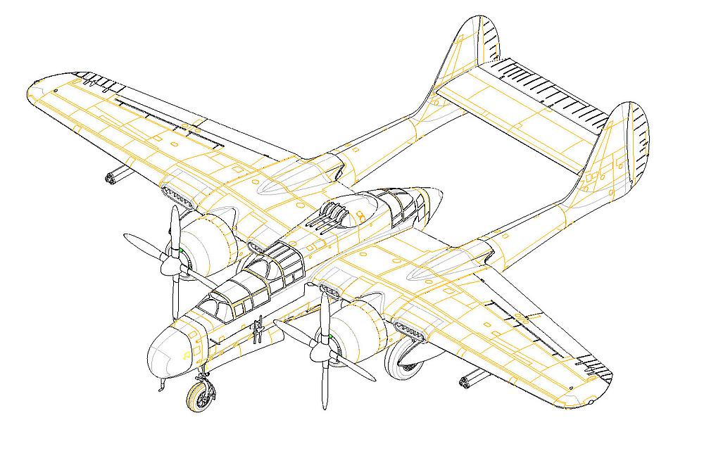 HOBBY BOSS 87262  1/72 P-61B Black Widow 