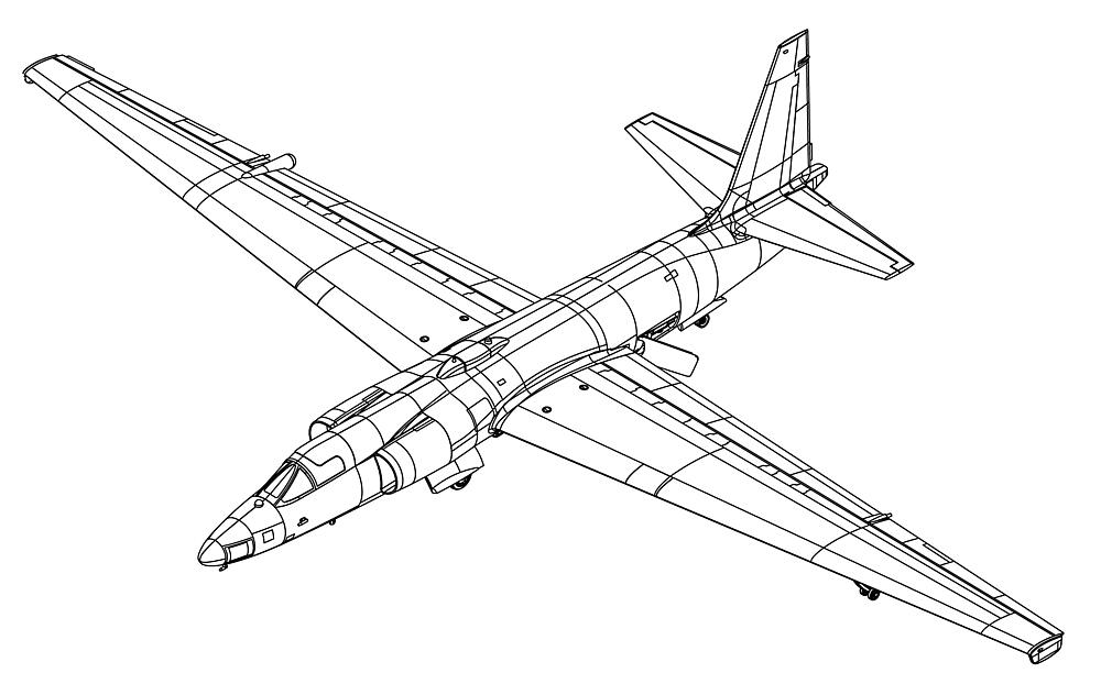 [HOBBY BOSS 87270  ] HOBBY BOSS 87270  1/72 Lockheed U-2 Dragon Lady 