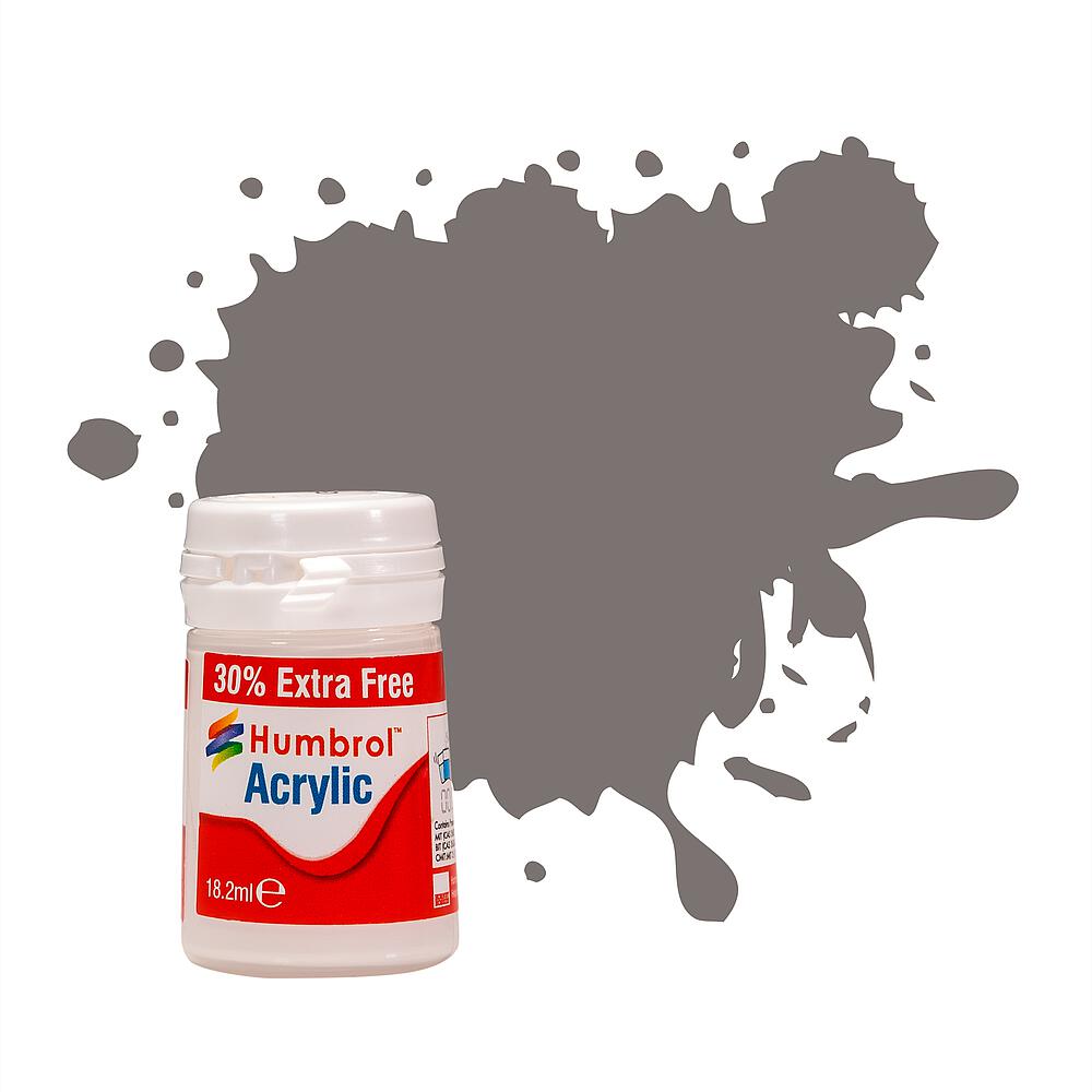 HUMBROL AB0156  156 Gris foncé, camouflage, satiné, 14 ml 