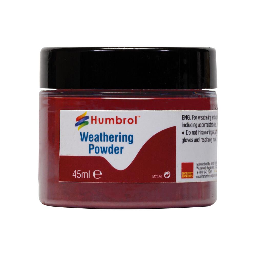 HUMBROL AV0016  Poudre Weathering, oxyde de fer, 45 ml 